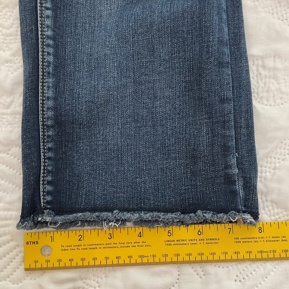Maunces Dark Blue Denim Classic Jeans Womens 20W - Picture 12 of 12